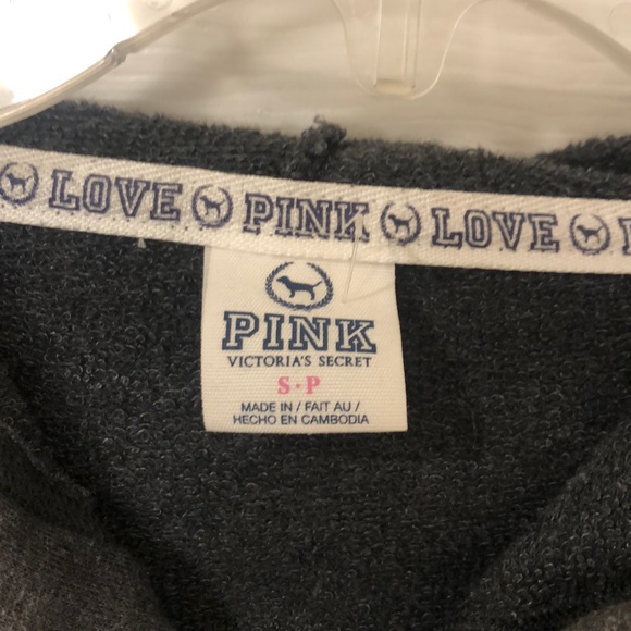 Pink Victoria’s Secret Zip Up Hoodie! Size S! 😍 - Picture 3 of 8